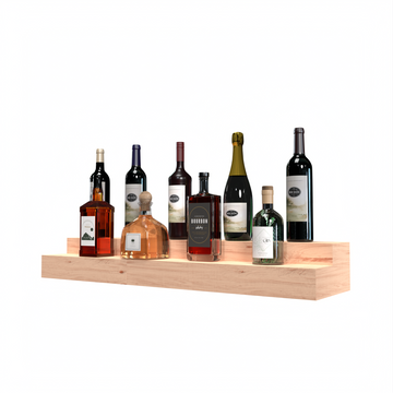 Liquor Riser, 2 Riser 8 Column in Knotty Alder Unstained without WineSafe™ Satin Sealant