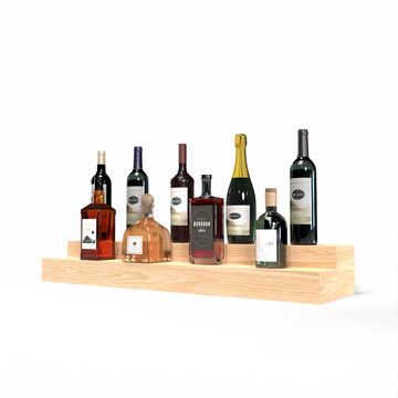 Liquor Riser, 2 Riser 8 Column in Ponderosa Pine Unstained without WineSafe™ Satin Sealant