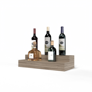 Liquor Riser, 2 Riser 4 Column in Walnut Unstained with WineSafe™ Satin Sealant