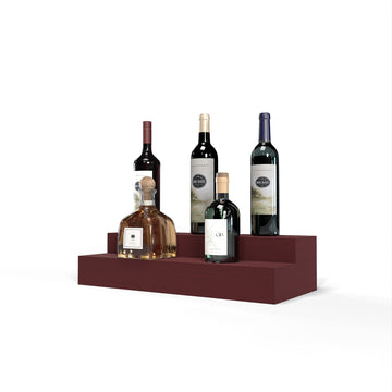 Liquor Riser, 2 Riser 4 Column in Grand Mahogany Cherry stained without WineSafe™ Satin Sealant