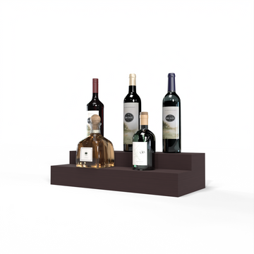 Liquor Riser, 2 Riser 4 Column in Grand Mahogany Walnut stained without WineSafe™ Satin Sealant