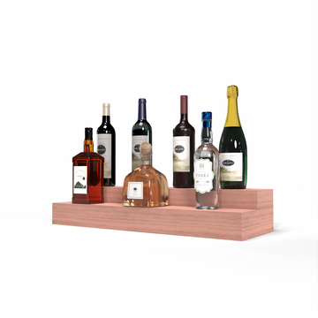 Liquor Riser, 2 Riser 6 Column in Grand Mahogany Unstained without WineSafe™ Satin Sealant