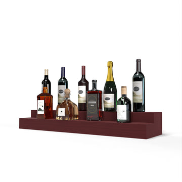 Liquor Riser, 2 Riser 8 Column in Grand Mahogany Cherry stained without WineSafe™ Satin Sealant
