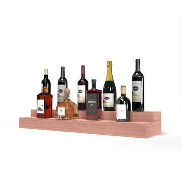 Liquor Riser, 2 Riser 8 Column in Grand Mahogany Unstained without WineSafe™ Satin Sealant
