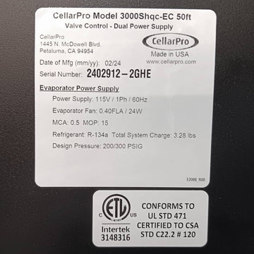 3000Shqc Hor. – 50ft Quick Con.