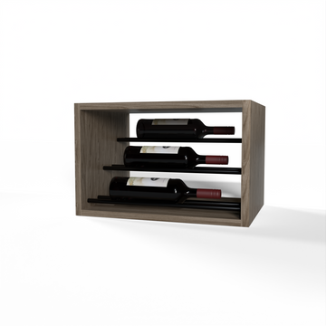 GrandCellar™ - 4 Column Waterfall Label-Forward Wine Display - 12