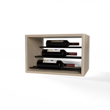 GrandCellar™ - 4 Column Waterfall Label-Forward Wine Display - 12