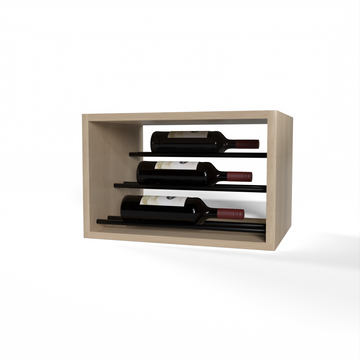 GrandCellar™ - 4 Column Waterfall Label-Forward Wine Display - 12