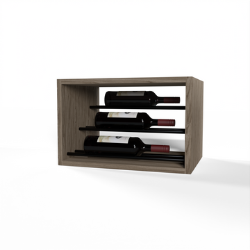GrandCellar™ - 4 Column Waterfall Label-Forward Wine Display - 12