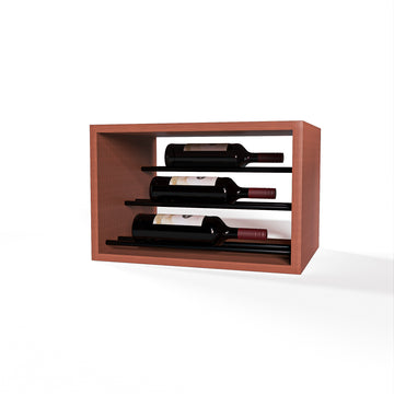 GrandCellar™ - 4 Column Waterfall Label-Forward Wine Display - 12