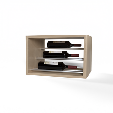 GrandCellar™ - 4 Column Waterfall Label-Forward Wine Display - 12