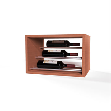 GrandCellar™ - 4 Column Waterfall Label-Forward Wine Display - 12