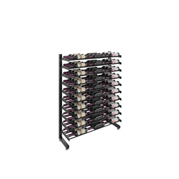 Evolution Single Sided Island Display Rack Max 3C in Matte Black/Matte Black