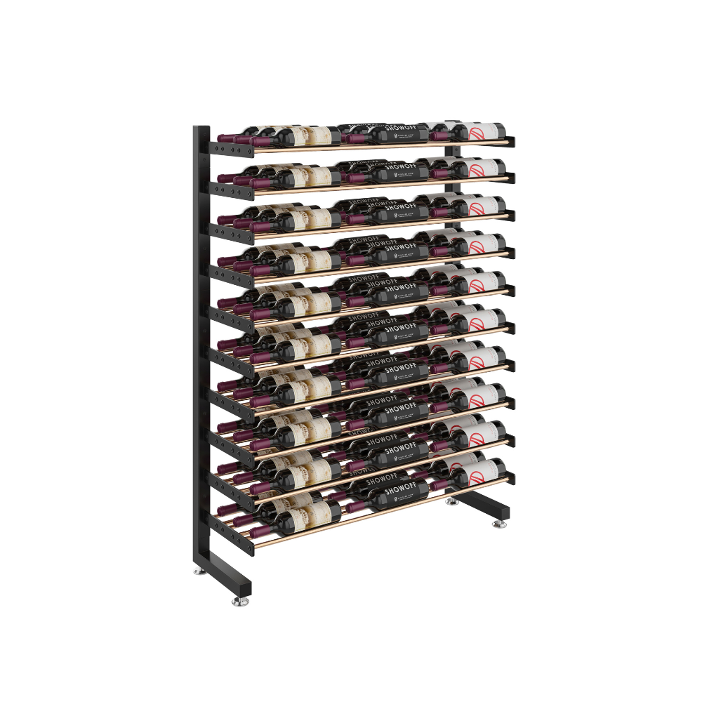 Evolution Single Sided Island Display Rack Max 3C in Matte Black/Golden Bronze