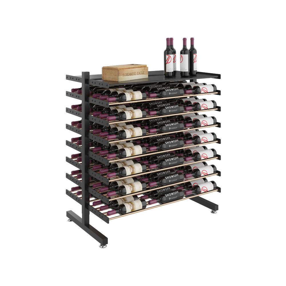 Red Ribbon Island Rack Evolution Double Sided Island Display Rack Shelf 3C – Wine Racks America