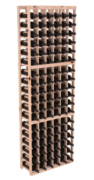 InstaCellar - 6 Column Standard Rack in Alder Unstained without Clear Coat