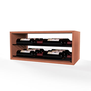 GrandCellar™ - 6 Column Horizontal Label-Forward Wine Display - 12