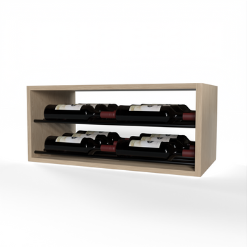 GrandCellar™ - 6 Column Horizontal Label-Forward Wine Display - 12