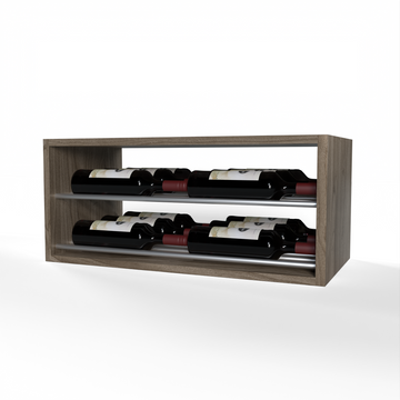 GrandCellar™ - 6 Column Horizontal Label-Forward Wine Display - 12