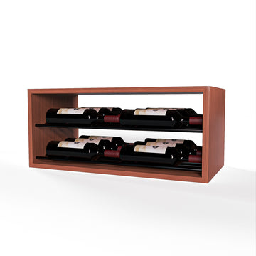 GrandCellar™ - 6 Column Horizontal Label-Forward Wine Display - 12