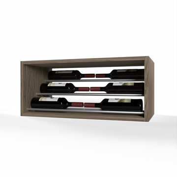 GrandCellar™ - 6 Column Waterfall Label-Forward Wine Display - 12