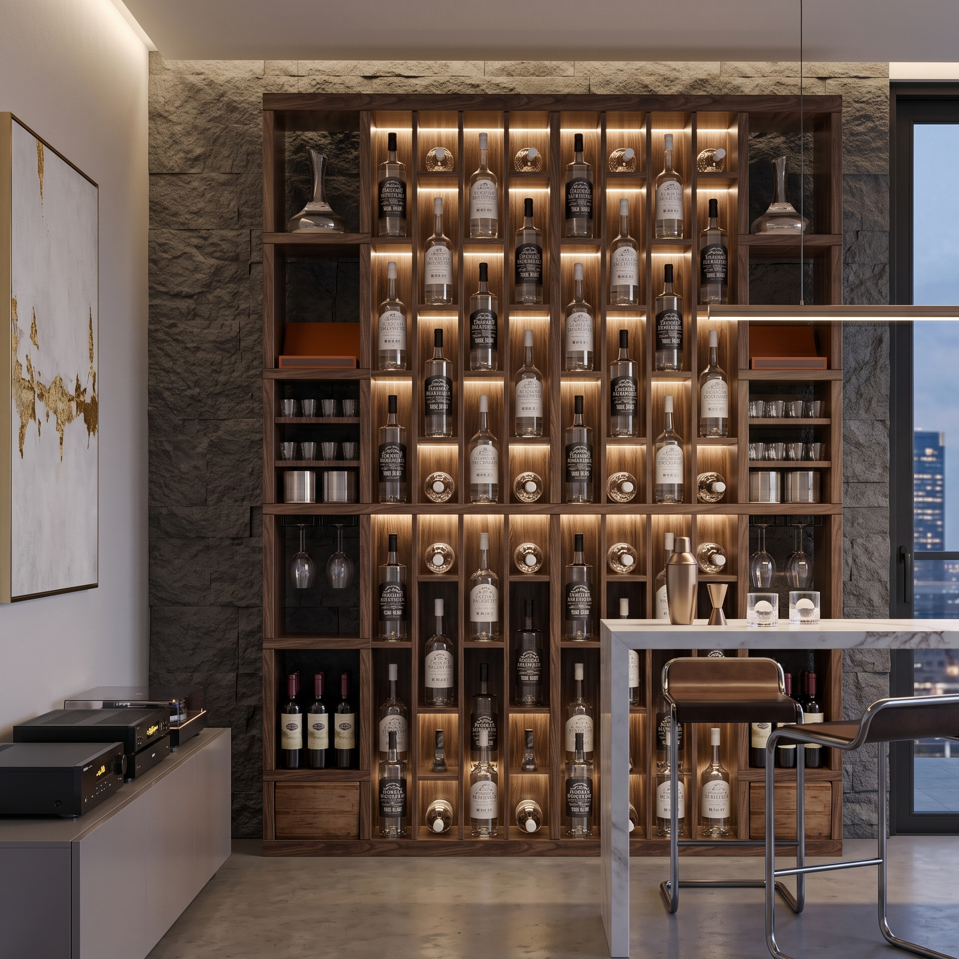Bar & Beverage The Parlor Display