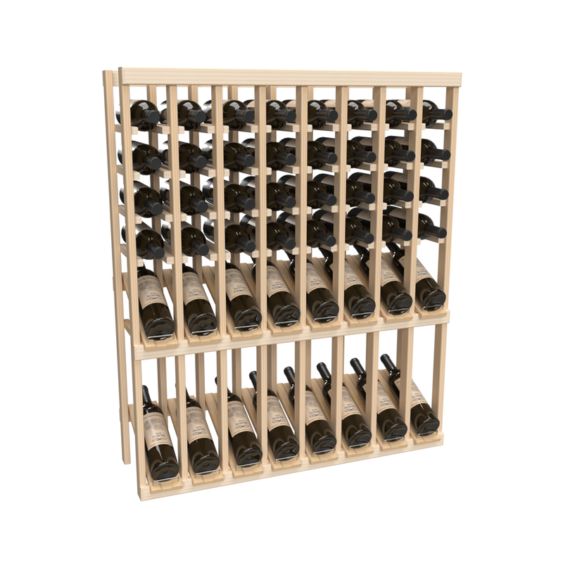 InstaCellar 8 Column High Reveal Double Display Rack - Wine Racks America