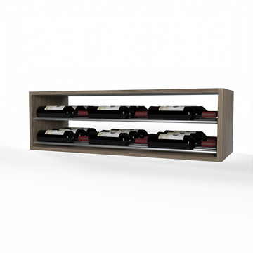GrandCellar™ - 8 Column Horizontal Label-Forward Wine Display - 12