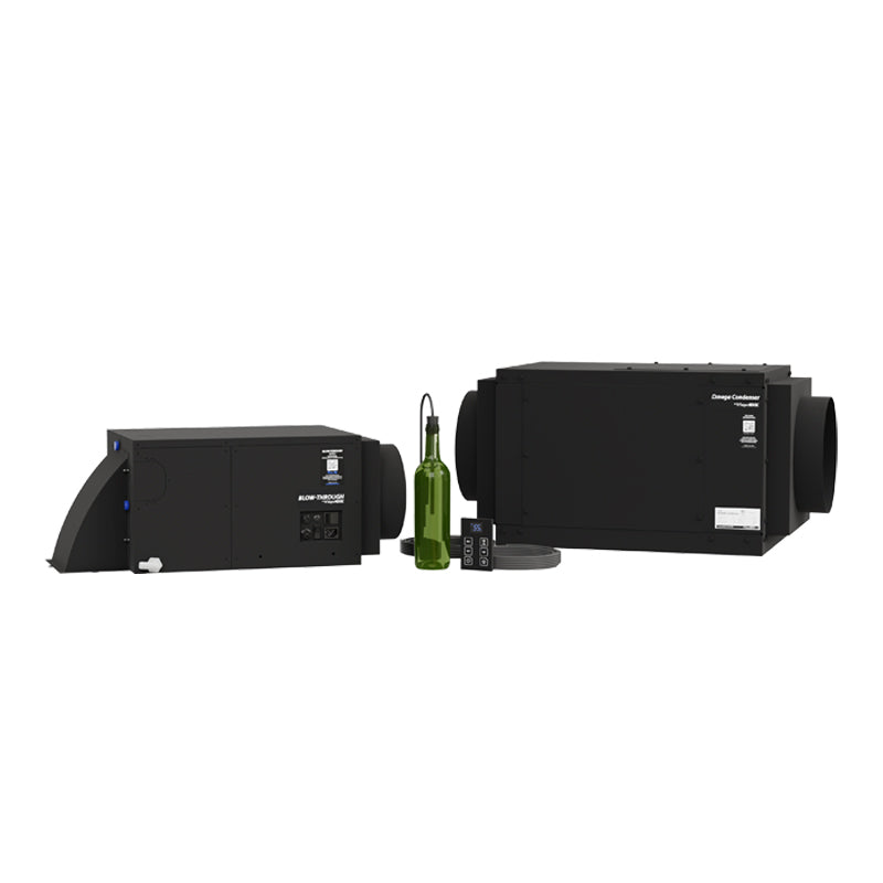 WhisperKOOL Mini Blow-Through – Omega 110V Condenser in Omega Hybrid 110V Condenser