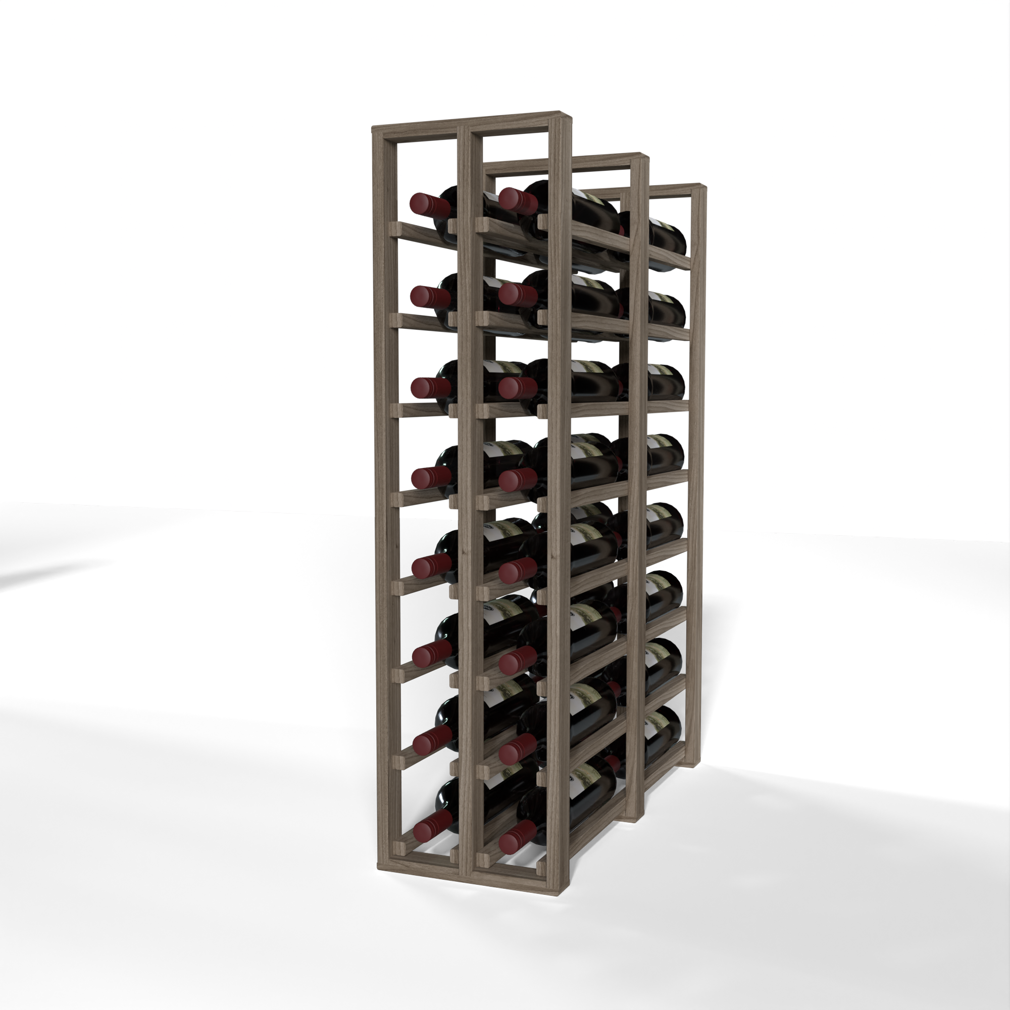 GrandCellar™ - 2 Column Full-Depth Double Deep Wine Rack - 36