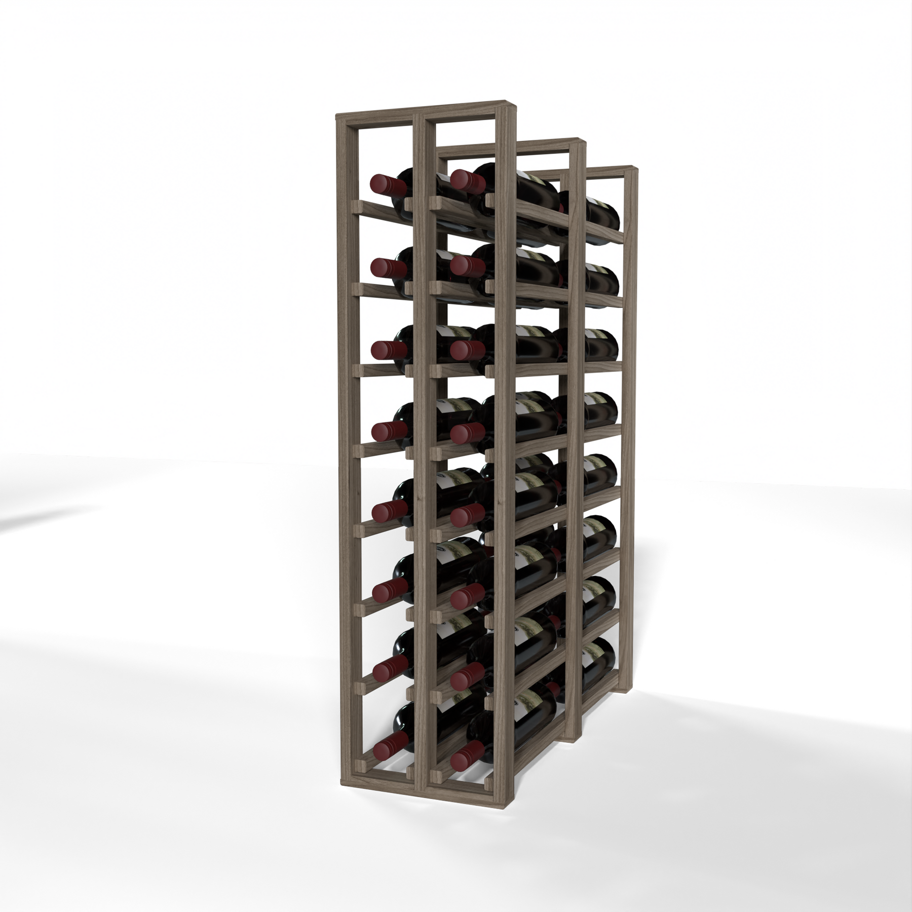 Double Deep Rack Depth GrandCellar™ - 2 Column Full-Depth Double Deep Wine Rack - 36