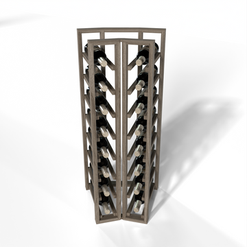 GrandCellar™ - 2 Column Full-Depth Standard Corner Wine Rack - 36