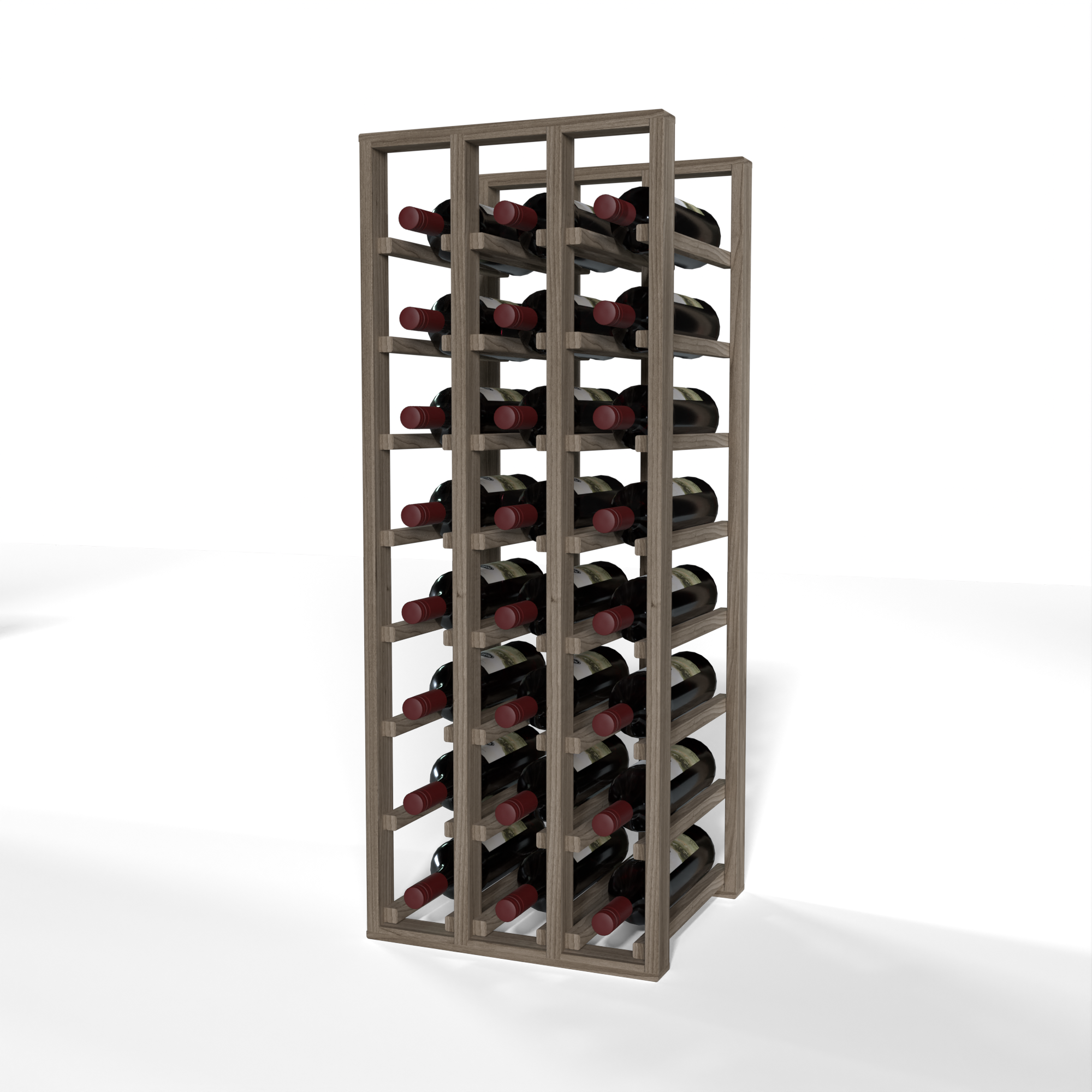 GrandCellar™ - 3 Column Full-Depth Standard Wine Rack - 36