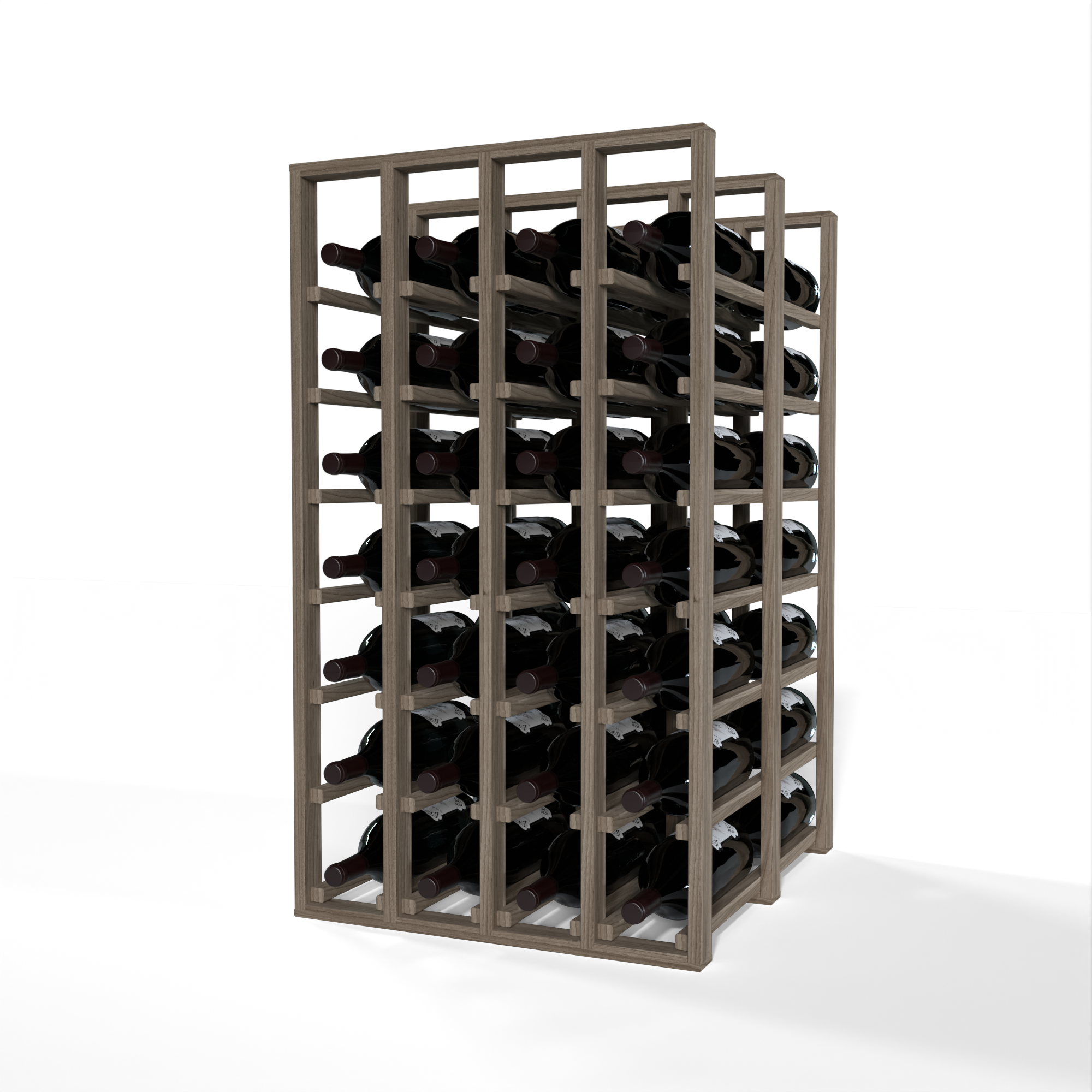 GrandCellar™ - 4 Column Full-Depth Double Deep Magnum Wine Rack - 36
