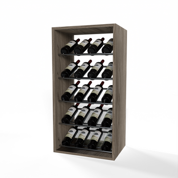 GrandCellar - 4 Column Full-Depth Label-Forward Wine Base Display - 36