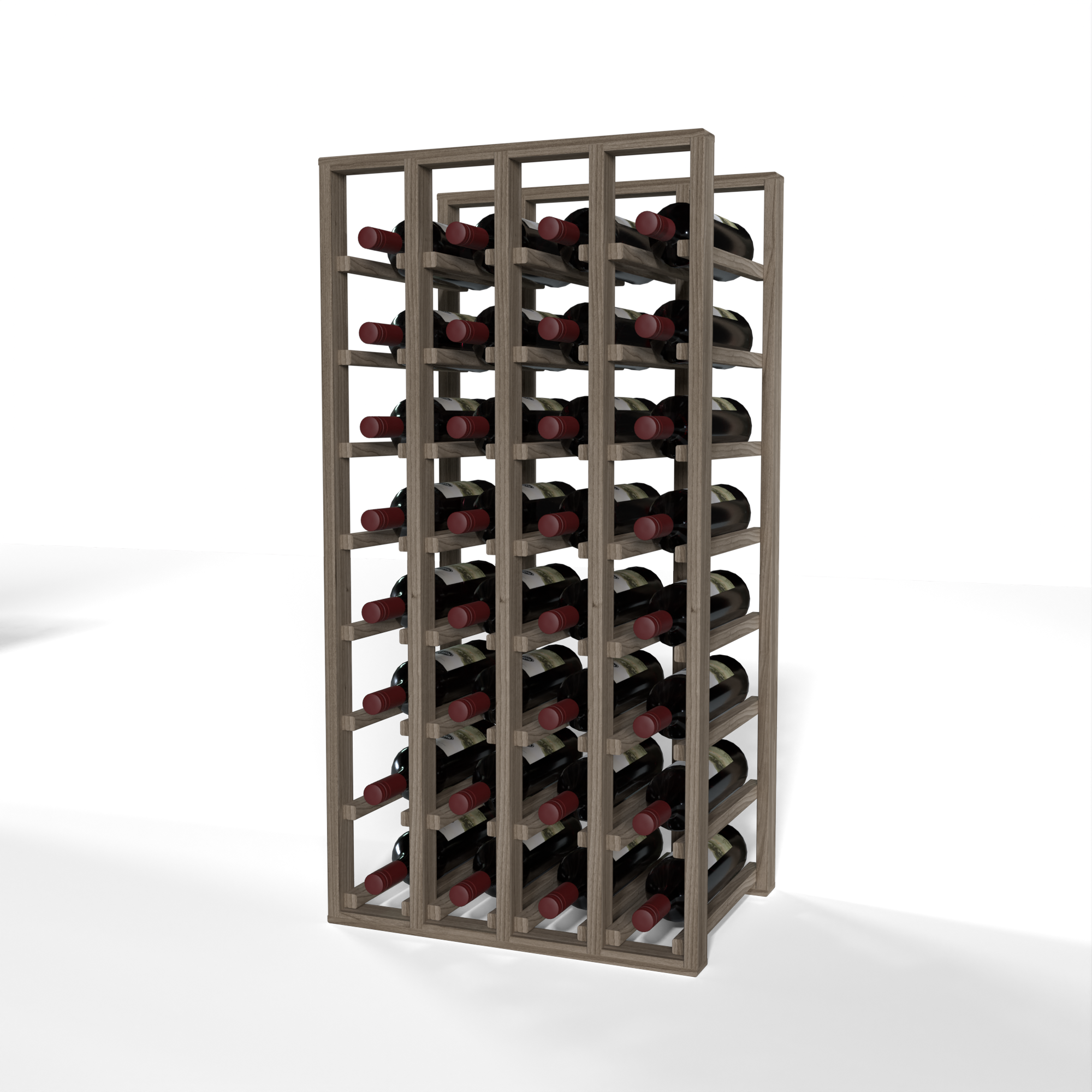 GrandCellar™ - 4 Column Full-Depth Standard Wine Rack - 36