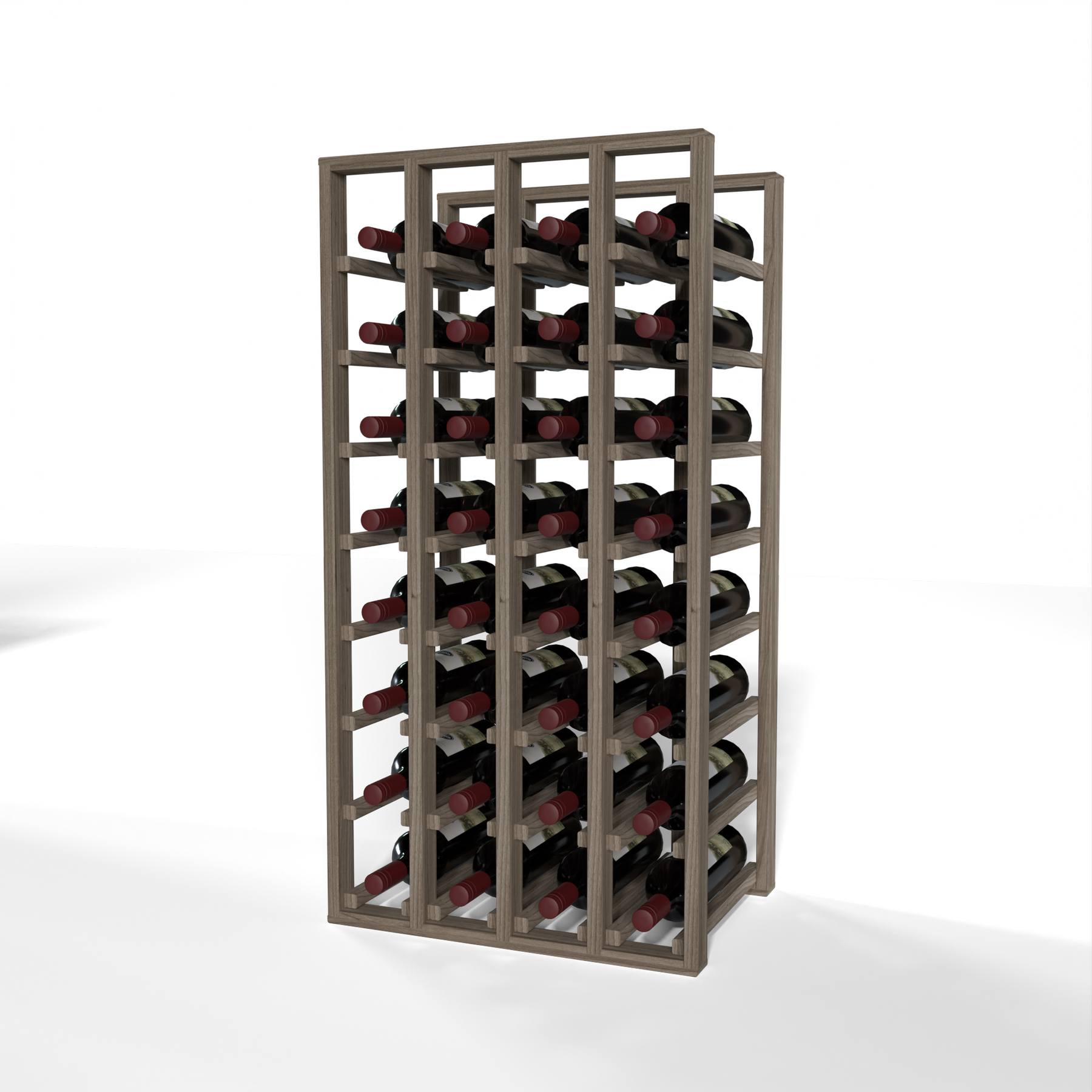3row 4 Column Rack GrandCellar™ - 4 Column Full-Depth Standard Wine Rack - 36