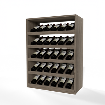 GrandCellar™ - 6 Column Full-Depth Cradle Wine Display - 36