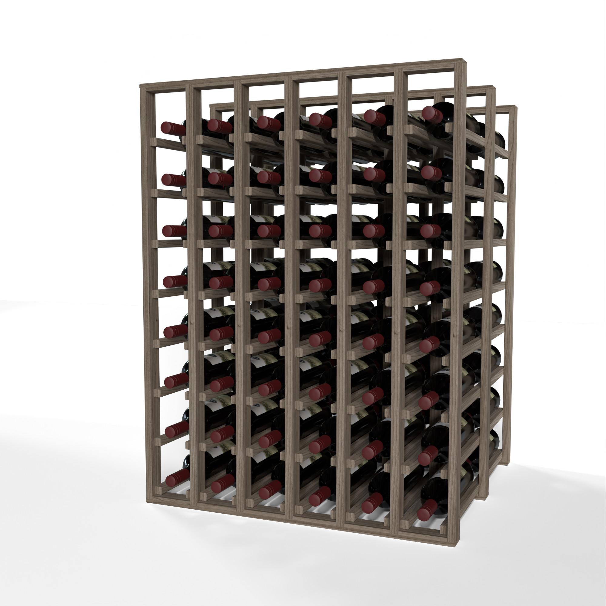 GrandCellar™ - 6 Column Full-Depth Double Deep Wine Rack - 36