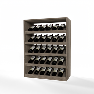 GrandCellar™ - 6 Column Full-Depth Wine Display  - 36