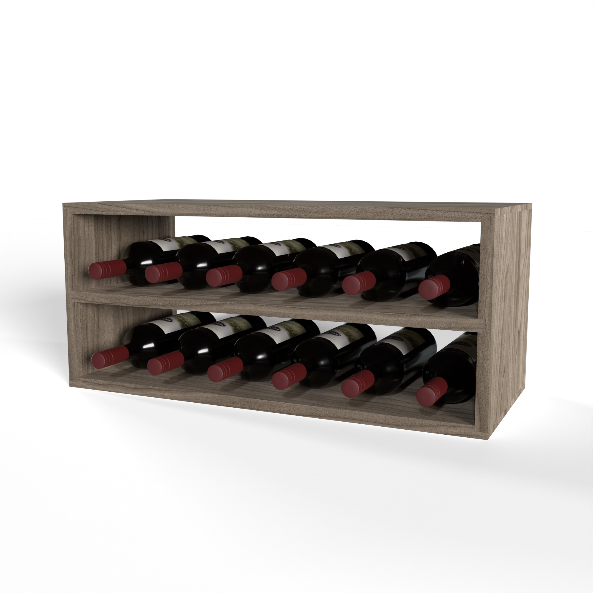 GrandCellar™ - 6 Column Full-Depth Wine Shelf - 12