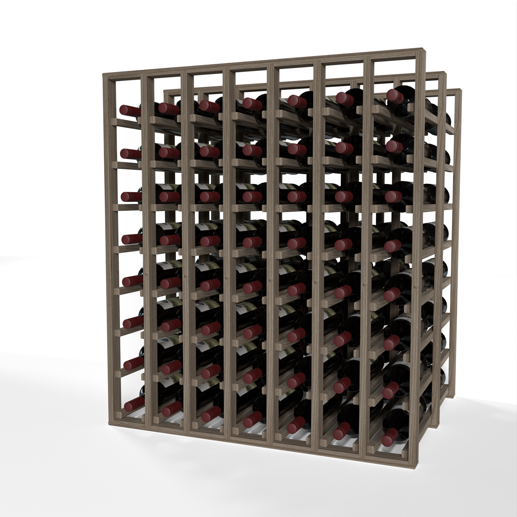 GrandCellar™ - 7 Column Full-Depth Double Deep Wine Rack - 36