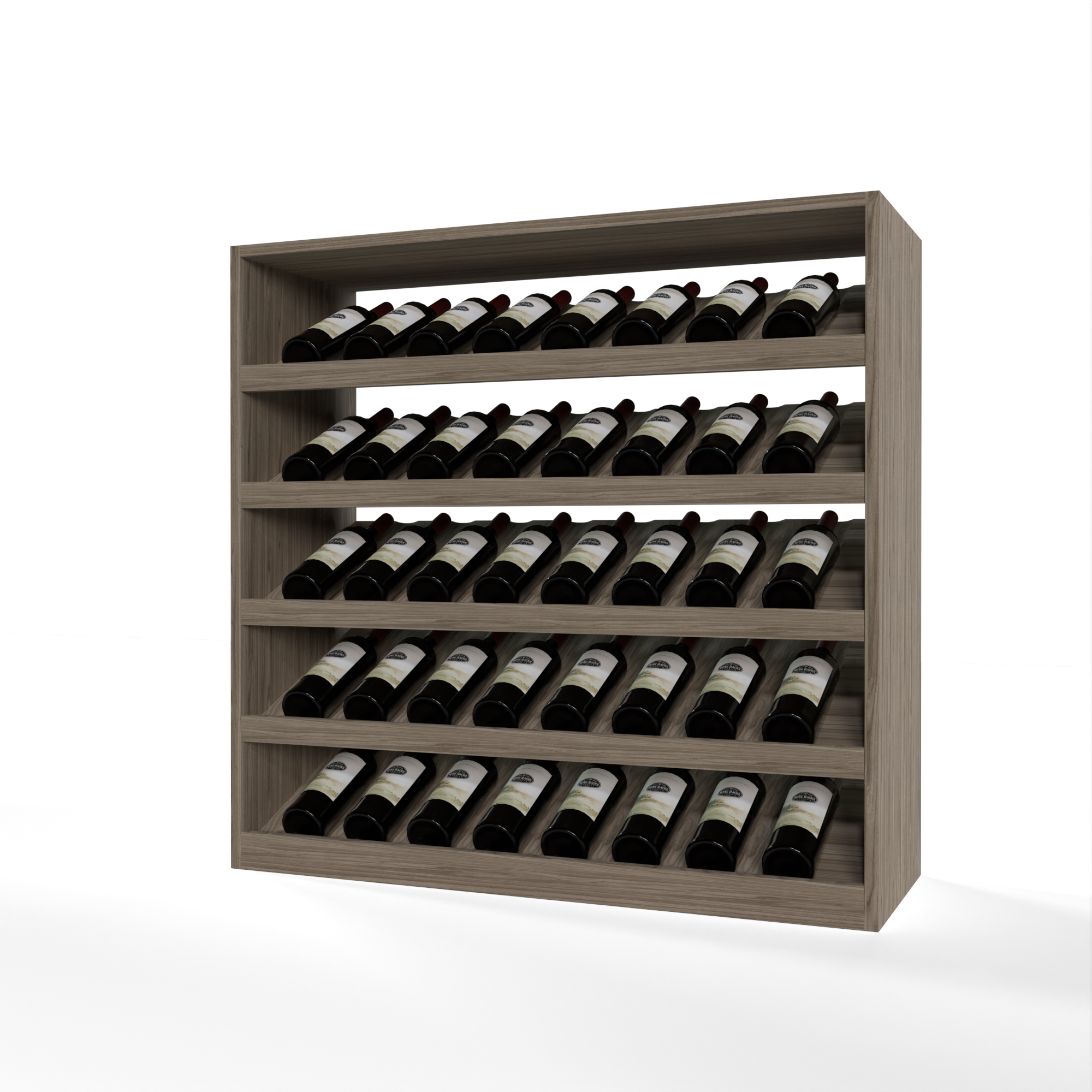 GrandCellar™ - 8 Column Full-Depth Cradle Wine Display - 36