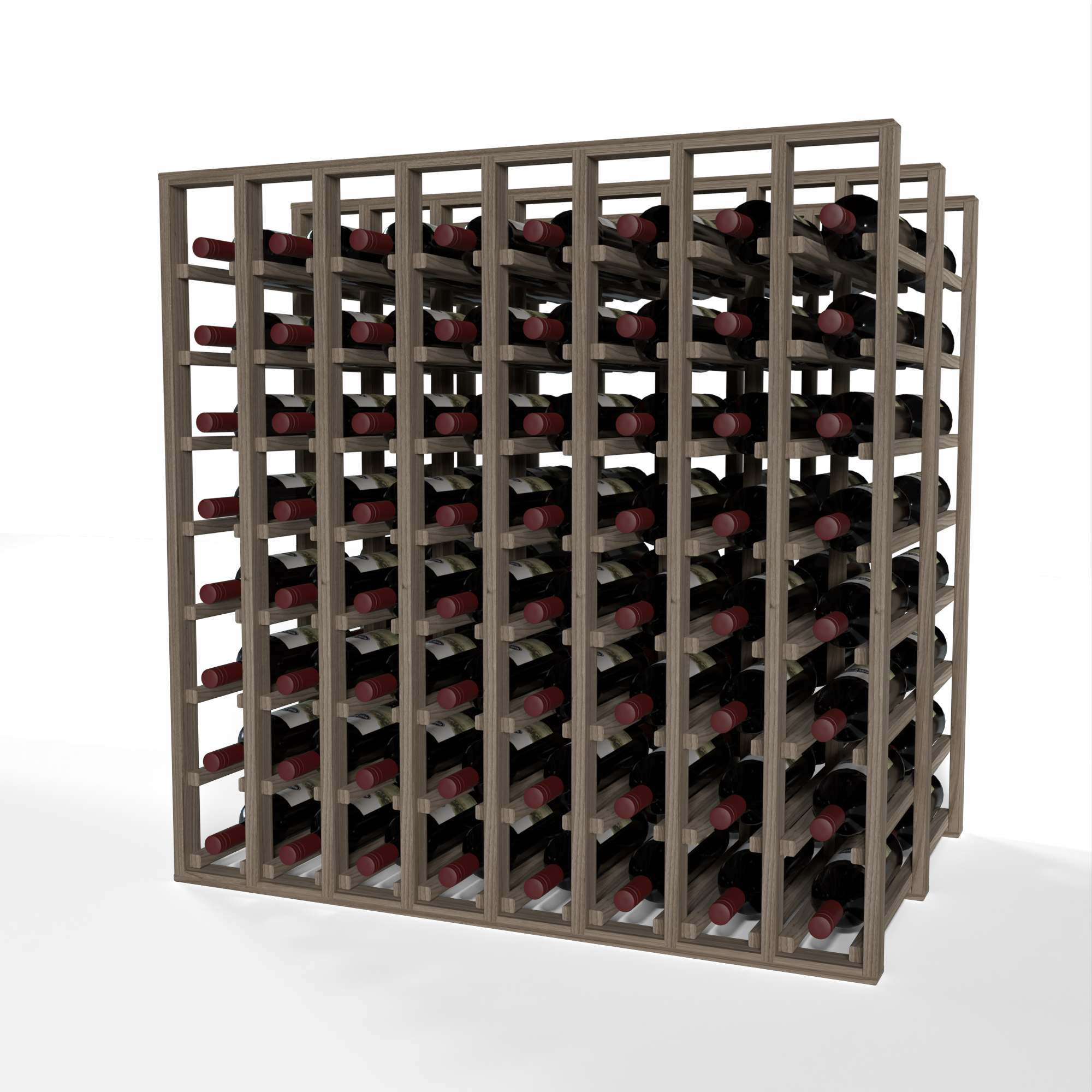 GrandCellar™ - 8 Column Full-Depth Double Deep Wine Rack - 36