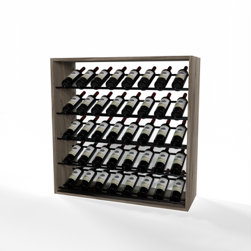 GrandCellar - 8 Column Full-Depth Label-Forward Wine Base Display - 36