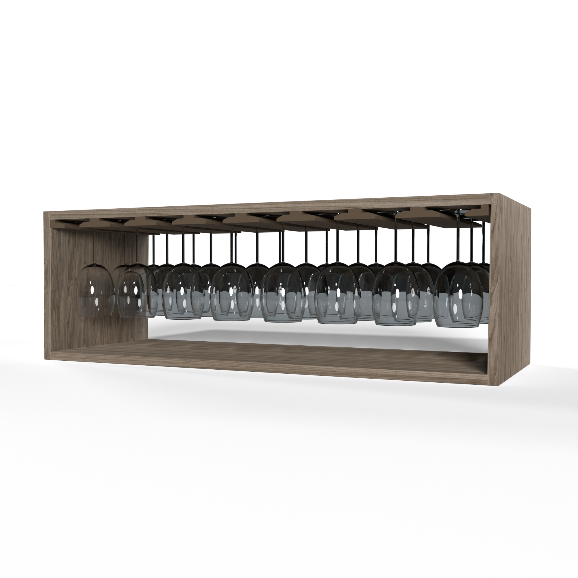 GrandCellar™ - 8 Column Full-Depth Stemware Rack  - 12
