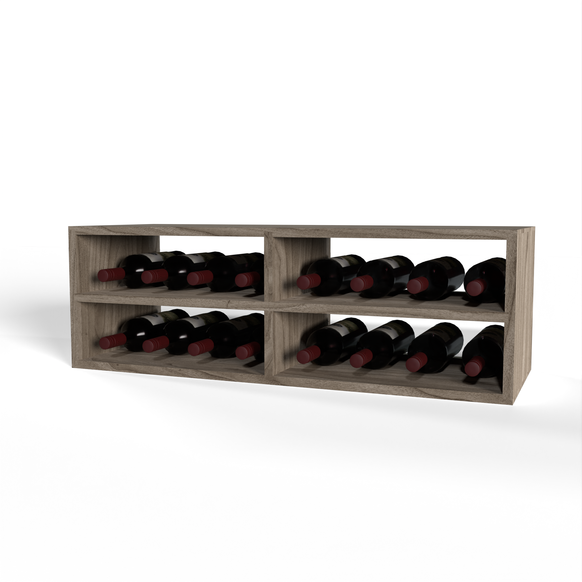 GrandCellar™ - 8 Column Full-Depth Wine Shelf - 12