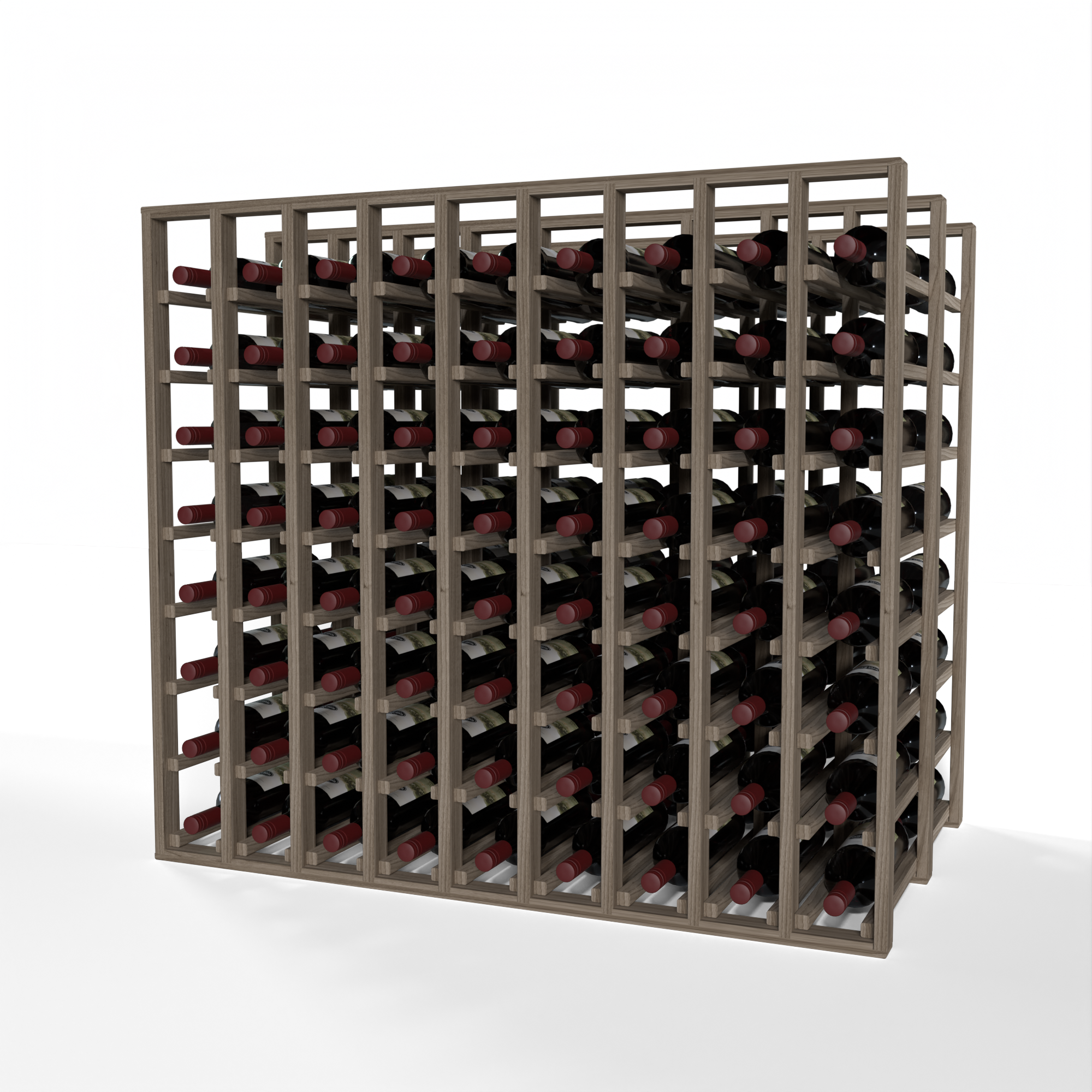 GrandCellar™ - 9 Column Full-Depth Double Deep Wine Rack - 36