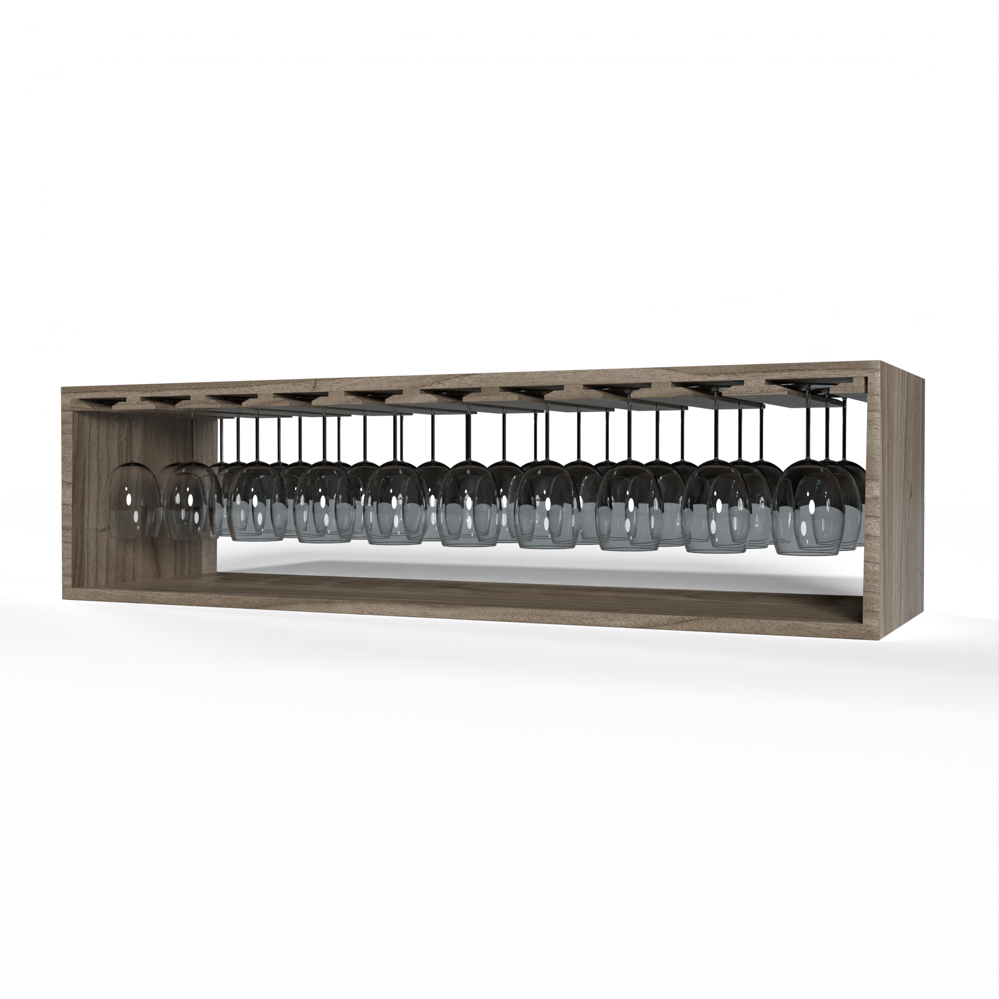 GrandCellar™ - 10 Column Full-Depth Stemware Rack  - 12