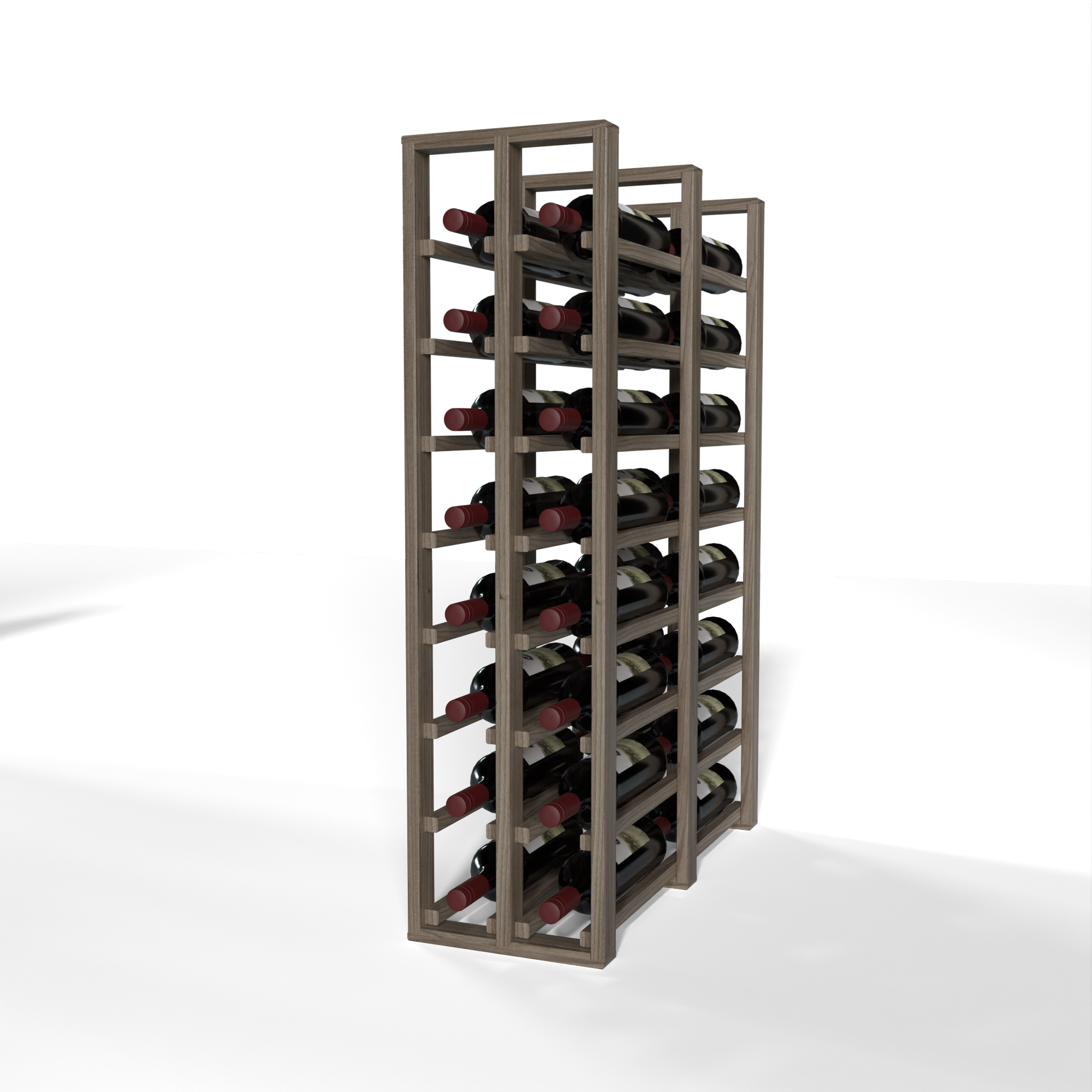 GrandCellar™ - 2 Column Full-Depth Double Deep Wine Rack - 36